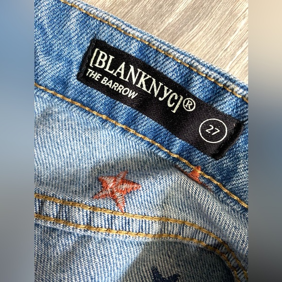 🌟💙NWT BLANKNYC BARROW VINTAGE HIGH RISE SHORTS SIZE 27 or 4! RED & BLUE STARS - Picture 6 of 10